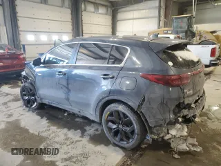 2022 Kia Sportage LX with VIN KNDPMCAC2N7965440, listed as a Copart auction lot 46082405 with 44,592 mi miles and Salvage Title. Bid and sale history available at DreamBid. Image 2.