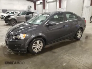 2015 Chevrolet Sonic LT with VIN 1G1JC5SB3F4133093, listed as a Copart auction lot 42963825 with 86,957 mi miles and Salvage Title. Bid and sale history available at DreamBid. Image 1.