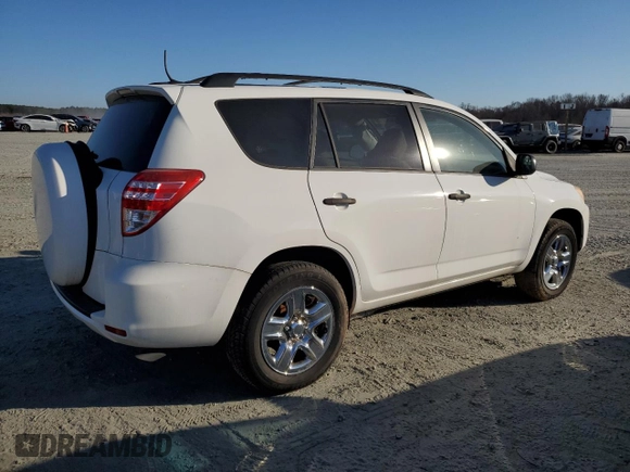 2010 Toyota RAV4 with VIN JTMZF4DV8A5022173, listed as a Copart auction lot 46663745 with 65,653 mi miles and Salvage Title. Bid and sale history available at carsss.com. Image 3.