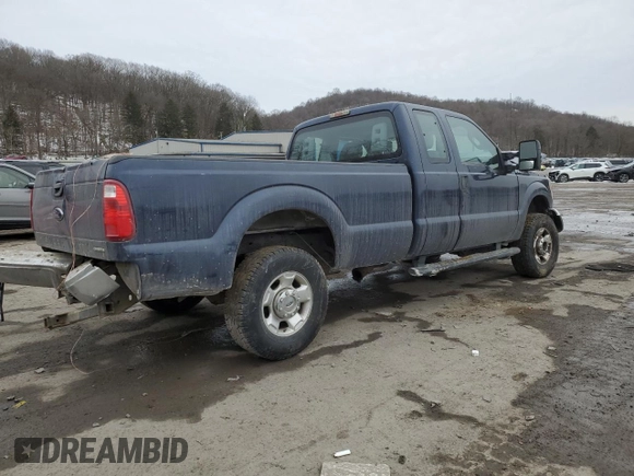2013 Ford F-250 XL with VIN 1FT7X2B63DEA82726, listed as a Copart auction lot 43386635 with 150,119 mi miles and Salvage Title. Bid and sale history available at DreamBid. Image 3.