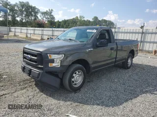2017 Ford F-150 XL with VIN 1FTMF1C85HKE23681, listed as a Copart auction lot 64243075 with 105,163 mi miles and Clean title. Bid and sale history available at DreamBid. Image 1.