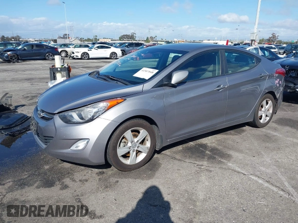 2013 Hyundai Elantra Limited with VIN KMHDH4AE6DU493169, listed as a IAAI auction lot 41507048 with 89,404 mi miles and . Bid and sale history available at DreamBid. Image 2.
