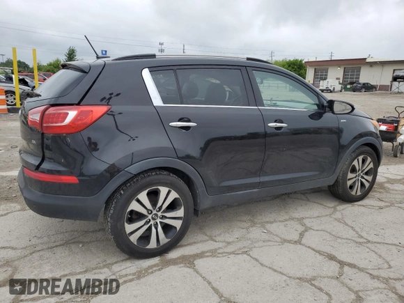 2013 Kia Sportage EX with VIN KNDPCCA20D7367081, listed as a Copart auction lot 57668845 with 116,137 mi miles and Salvage title. Bid and sale history available at DreamBid. Image 3.
