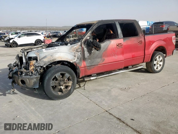 2009 Ford F-150 XL with VIN 1FTPW12V49KC91213, listed as a Copart auction lot 49323525 with 0 mi miles and Non Repairable. Bid and sale history available at carsss.com. Image 1.
