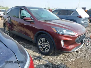 2021 Ford Escape SEL with VIN 1FMCU9H60MUA61602, listed as a IAAI auction lot 42476639 with 81,688 mi miles and . Bid and sale history available at DreamBid. Image 1.