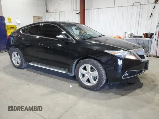 2010 Acura ZDX Tech Pkg with VIN 2HNYB1H45AH502648, listed as a Copart auction lot 77595704 with 53,670 mi miles and Salvage Title. Bid and sale history available at carsss.com. Image 4.