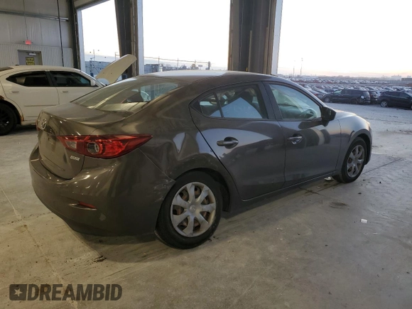 2015 Mazda 3 i SV with VIN JM1BM1T74F1231241, listed as a Copart auction lot 85824334 with 216,816 mi miles and Salvage Title. Bid and sale history available at DreamBid. Image 3.