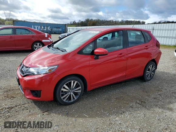 2015 Honda Fit EX-L with VIN 3HGGK5H82FM722156, listed as a Copart auction lot 48910295 with 23,204 mi miles and Salvage Title. Bid and sale history available at carsss.com. Image 1.