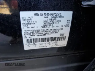 2021 Ford Explorer with VIN 1FMSK7BH4MGB64181, listed as a Copart auction lot 42356395 with 48,176 mi miles and Salvage title. Bid and sale history available at DreamBid. Image 13.
