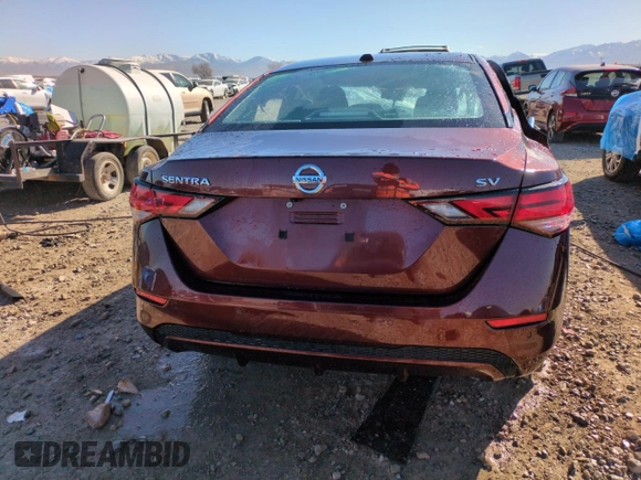 2023 Nissan Sentra SV with VIN 3N1AB8CV1PY228080, listed as a Copart auction lot 50609275 with 17,505 mi miles and Salvage Title. Bid and sale history available at DreamBid. Image 6.