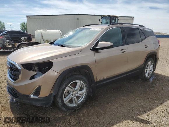 2018 GMC Terrain SLE z VIN 3GKALTEX6JL196702, wystawiony jako Copart lot #58669945 z przebiegiem 86 215 mil mil oraz Szkody całkowita. Historia ofert i sprzedaży dostępna na DreamBid. Obrazek 1.