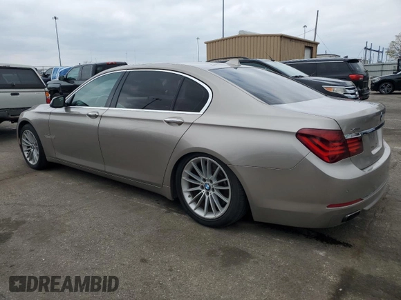 2013 BMW 7 Series 750Li xDrive with VIN WBAYF8C55DDE59031, listed as a Copart auction lot 52822935 with 152,284 mi miles and Clean Title. Bid and sale history available at carsss.com. Image 2.
