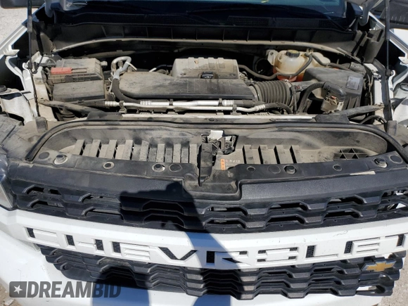 2020 Chevrolet Silverado 1500 Custom with VIN 1GCRWBEK8LZ243650, listed as a Copart auction lot 80707824 with 80,320 mi miles and Salvage Title. Bid and sale history available at carsss.com. Image 11.
