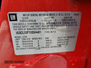 2009 Saturn VUE XE z VIN 3GSCL33P79S564401, wystawiony jako Copart lot #76617304 z przebiegiem 38 288 mil mil oraz Szkoda całkowita • Salvage title. Historia ofert i sprzedaży dostępna na DreamBid. Obrazek 14.