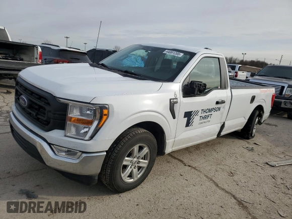 2022 Ford F-150 XL with VIN 1FTMF1CB7NKD93655, listed as a Copart auction lot 44081205 with 90,463 mi miles and Salvage Title. Bid and sale history available at carsss.com. Image 1.
