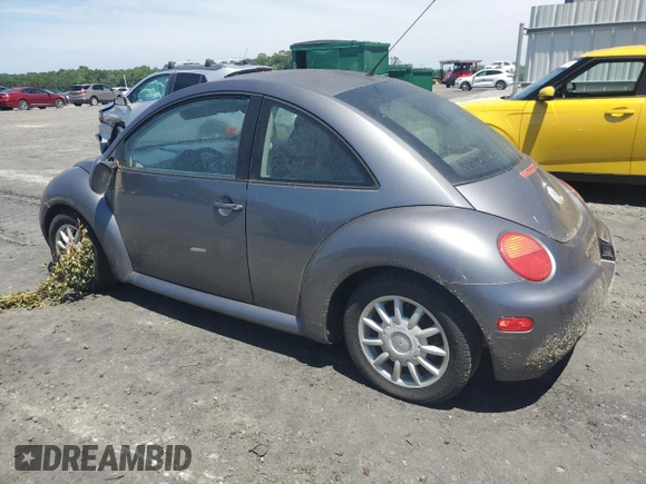 2005 Volkswagen New Beetle Coupe GLS with VIN 3VWCK31C95M415675, listed as a Copart auction lot 60042004 with 124,674 mi miles and Non Repairable. Bid and sale history available at carsss.com. Image 2.