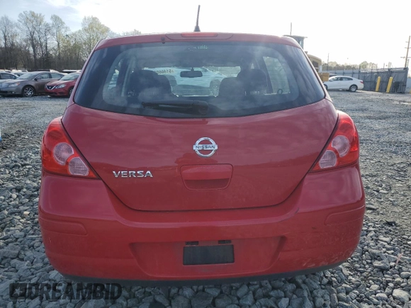 2010 Nissan Versa SL with VIN 3N1BC1CP9AL453748, listed as a Copart auction lot 51468085 with 147,458 mi miles and Salvage title. Bid and sale history available at DreamBid. Image 6.