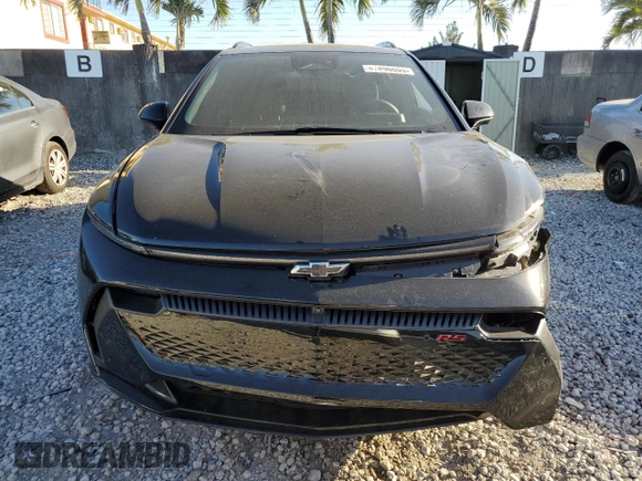 2024 Chevrolet Equinox EV RS z VIN 3GN7DNRP4RS222960, wystawiony jako Copart lot #47896605 z przebiegiem 6 511 mil mil oraz Szkoda całkowita • Salvage title. Historia ofert i sprzedaży dostępna na DreamBid. Obrazek 5.