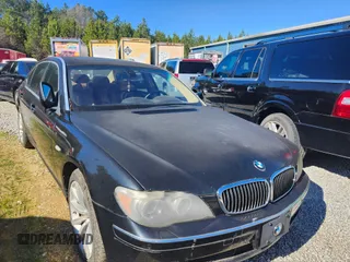 2008 BMW 7 Series 750Li with VIN WBAHN83558DT84353, listed as a IAAI auction lot 41627764 with Not Provided miles and . Bid and sale history available at carsss.com. Image 1.