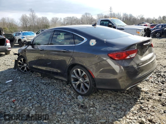 2016 Chrysler 200 C with VIN 1C3CCCEG2GN174911, listed as a Copart auction lot 46882995 with 113,897 mi miles and Salvage Title. Bid and sale history available at carsss.com. Image 2.