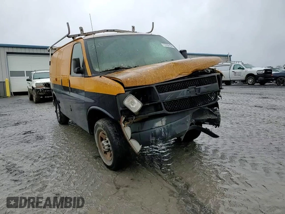 2013 GMC Savana Cargo Van with VIN 1GTZ7TBG2D1118954, listed as a Copart auction lot 73755124 with 117,410 mi miles and Salvage Title. Bid and sale history available at carsss.com. Image 11.