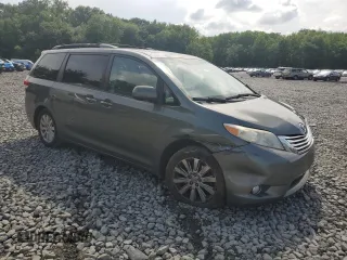 2011 Toyota Sienna XLE AAS with VIN 5TDYK3DC5BS094699, listed as a Copart auction lot 61583905 with 245,035 mi miles and Salvage title. Bid and sale history available at DreamBid. Image 4.