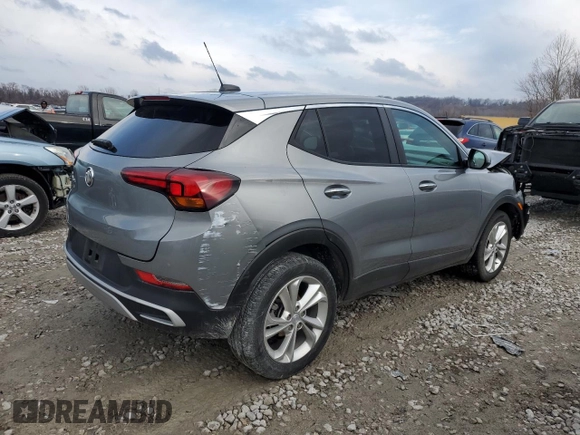 2023 Buick Encore GX Preferred with VIN KL4MMBS21PB151955, listed as a Copart auction lot 86513444 with 23,774 mi miles and Salvage title. Bid and sale history available at DreamBid. Image 3.