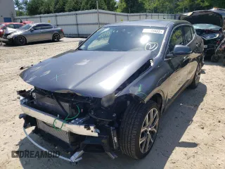 2021 BMW X2 xDrive28i with VIN WBXYJ1C02M5S79433, listed as a Copart auction lot 49393422 with 22,557 mi miles. Bid and sale history available at carsss.com. Image 2.