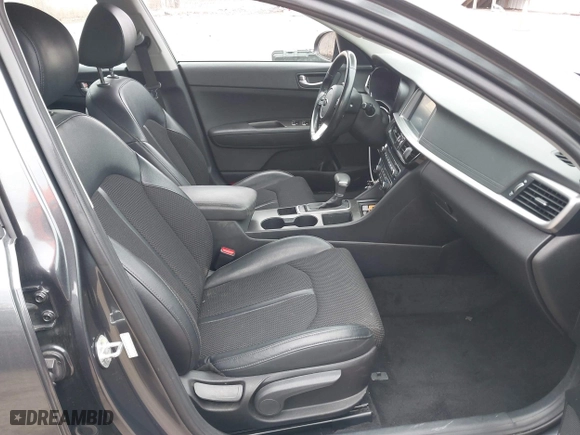 2019 Kia Optima LX with VIN 5XXGT4L33KG379368, listed as a IAAI auction lot 41487477 with 71,868 mi miles. Bid and sale history available at carsss.com. Image 5.