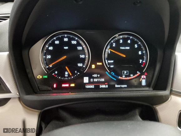 2018 BMW X1 xDrive28i with VIN WBXHT3C37J3H33797, listed as a Copart auction lot 48023185 with 100,082 mi miles and Salvage Title. Bid and sale history available at carsss.com. Image 9.