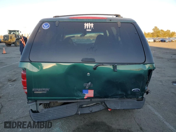 2000 Ford Expedition XLT with VIN 1FMRU1666YLA59489, listed as a Copart auction lot 42257505 with Not Provided miles and Salvage Title. Bid and sale history available at DreamBid. Image 6.