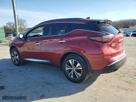 2019 Nissan Murano SV with VIN 5N1AZ2MJ7KN143019, listed as a Copart auction lot 43336285 with 63,473 mi miles and Salvage Title. Bid and sale history available at carsss.com. Image 2.