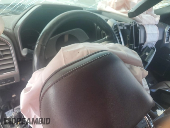 2017 Ford F-150 XL with VIN 1FTEW1EF9HFC50384, listed as a Copart auction lot 85538764 with Not provided miles and Salvage title. Bid and sale history available at DreamBid. Image 8.