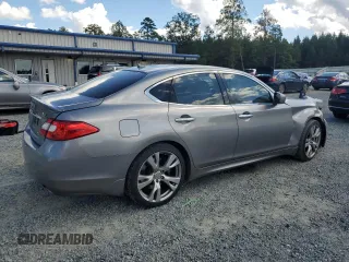 2011 Infiniti M with VIN JN1BY1AP9BM322203, listed as a Copart auction lot 73536594 with 253,376 mi miles and Salvage Title. Bid and sale history available at DreamBid. Image 3.