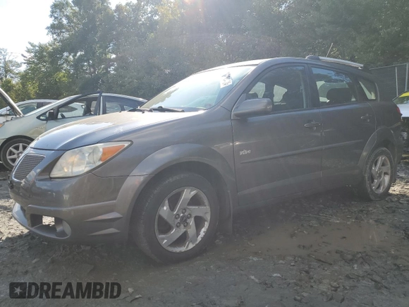 2005 Pontiac Vibe with VIN 5Y2SM638X5Z441011, listed as a Copart auction lot 73820424 with 163,432 mi miles and Salvage Title. Bid and sale history available at carsss.com. Image 1.