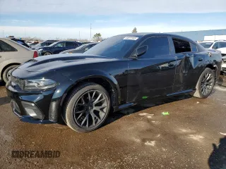 2022 Dodge Charger SRT Hellcat Redeye Widebody Jailbreak with VIN 2C3CDXL98NH159330, listed as a Copart auction lot 44631345 with 0 mi miles and Salvage Title. Bid and sale history available at carsss.com. Image 1.