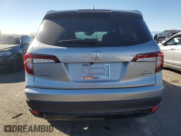 2022 Honda Pilot Sport with VIN 5FNYF6H35NB049576, listed as a Copart auction lot 87118524 with 36,038 mi miles and Salvage Title. Bid and sale history available at DreamBid. Image 6.