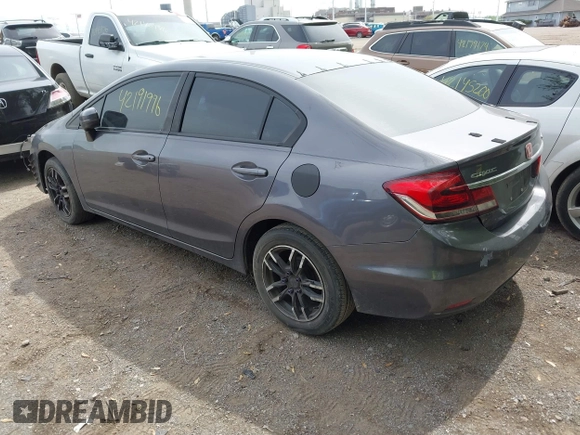 2015 Honda Civic LX with VIN 19XFB2F54FE114926, listed as a IAAI auction lot 42191996 with 131,067 mi miles and . Bid and sale history available at DreamBid. Image 3.