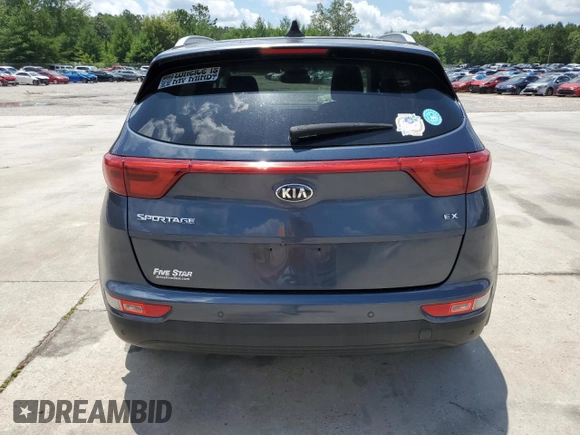 2017 Kia Sportage EX z VIN KNDPN3ACXH7269653, wystawiony jako Copart lot #61232405 z przebiegiem 162 869 mil mil oraz Szkoda całkowita • Salvage title. Historia ofert i sprzedaży dostępna na DreamBid. Obrazek 6.