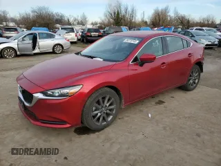 2018 Mazda Mazda6 Sport with VIN JM1GL1UM6J1308794, listed as a Copart auction lot 89278745 with 39,095 mi miles and Salvage Title. Bid and sale history available at carsss.com. Image 1.