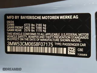 2025 BMW 2 Series M240i xDrive with VIN 3MW53CM06S8F07175, listed as a IAAI auction lot 42003088 with 2,212 mi miles. Bid and sale history available at carsss.com. Image 9.