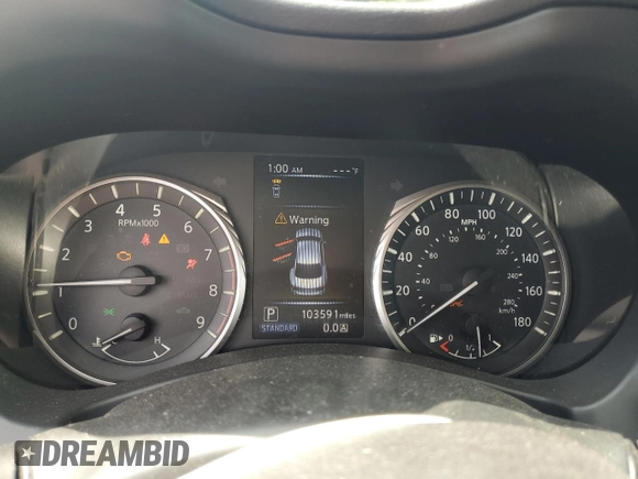 2020 Infiniti Q50 Luxe z VIN JN1EV7AP0LM207550, wystawiony jako Copart lot #54561625 z przebiegiem 103 591 mil mil oraz Szkoda całkowita • Salvage title. Historia ofert i sprzedaży dostępna na DreamBid. Obrazek 9.