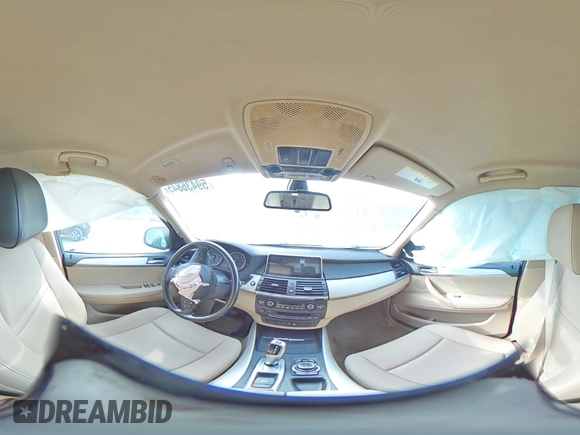 2012 BMW X5 35i with VIN 5UXZV4C5XCL761370, listed as a Copart auction lot 59436845 with 124,722 mi miles and Salvage title. Bid and sale history available at DreamBid. Image 15.