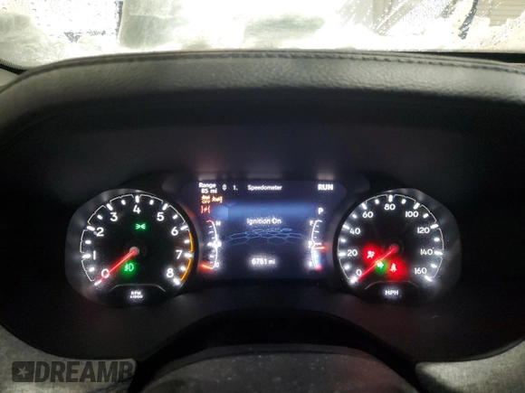 2022 Jeep Compass Latitude with VIN 3C4NJDBB0NT208091, listed as a Copart auction lot 43865705 with 6,761 mi miles and Salvage Title. Bid and sale history available at DreamBid. Image 9.