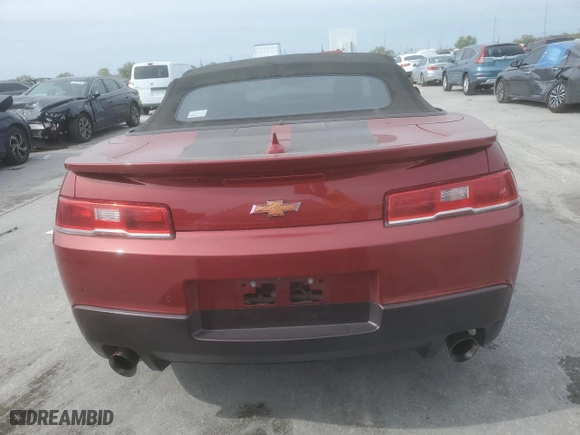 2015 Chevrolet Camaro LT with VIN 2G1FD3D35F9130903, listed as a Copart auction lot 50813465 with 85,424 mi miles and Salvage Title. Bid and sale history available at carsss.com. Image 6.