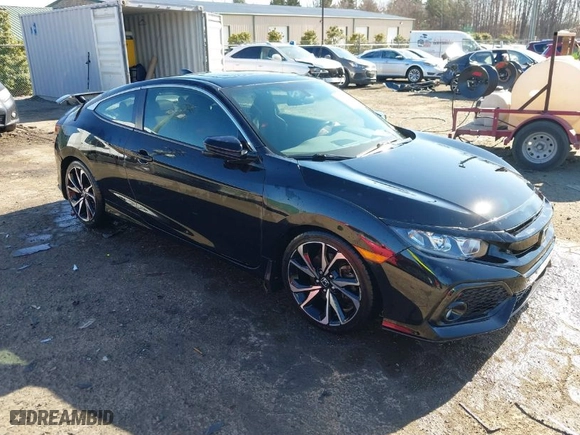 2019 Honda Civic Si Coupe with VIN 2HGFC3A50KH755307, listed as a IAAI auction lot 41645543 with NaN miles. Bid and sale history available at carsss.com. Image 1.