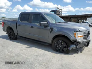 2022 Ford F-150 XL with VIN 1FTFW1E52NFC13829, listed as a Copart auction lot 61935915 with 72,912 mi miles and Salvage title. Bid and sale history available at DreamBid. Image 4.