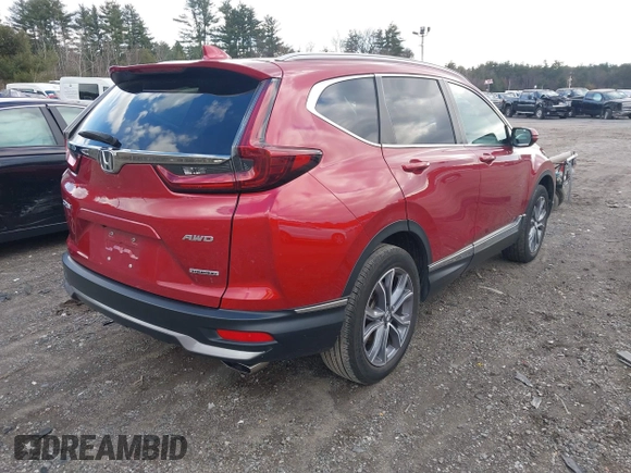 2022 Honda CR-V Touring with VIN 7FARW2H99NE025769, listed as a IAAI auction lot 41080781 with 41,278 mi miles. Bid and sale history available at carsss.com. Image 4.