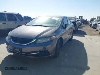 2015 Honda Civic Sedan LX with VIN 19XFB2F55FE075943, listed as a IAAI auction lot 41830699 with 199,838 mi miles. Bid and sale history available at carsss.com. Image 18.
