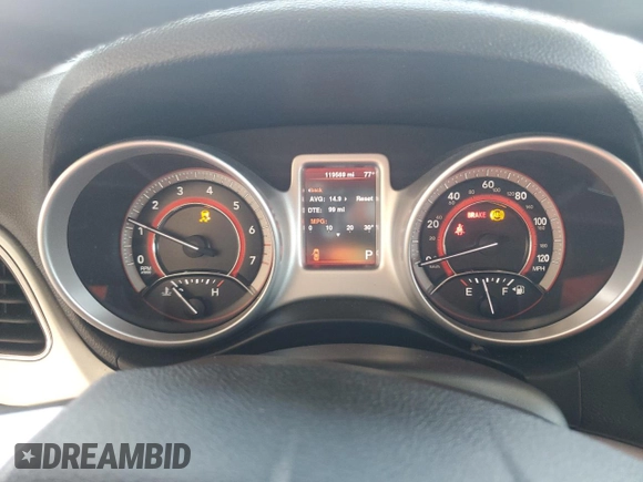 2013 Dodge Journey American Value with VIN 3C4PDCAB2DT684871, listed as a Copart auction lot 52288915 with 119,569 mi miles and Salvage title. Bid and sale history available at DreamBid. Image 9.